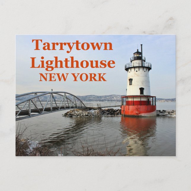 Tarrytown Lighthouse, New York Postcard Postkarte (Vorderseite)