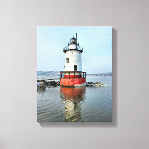 Tarrytown Lighthouse New York Wrapped Canvas Print Leinwanddruck