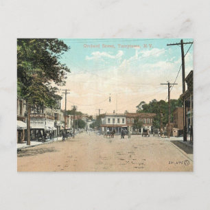 Tarrytown NY, Orchard St, 1910 Vintage Postkarte