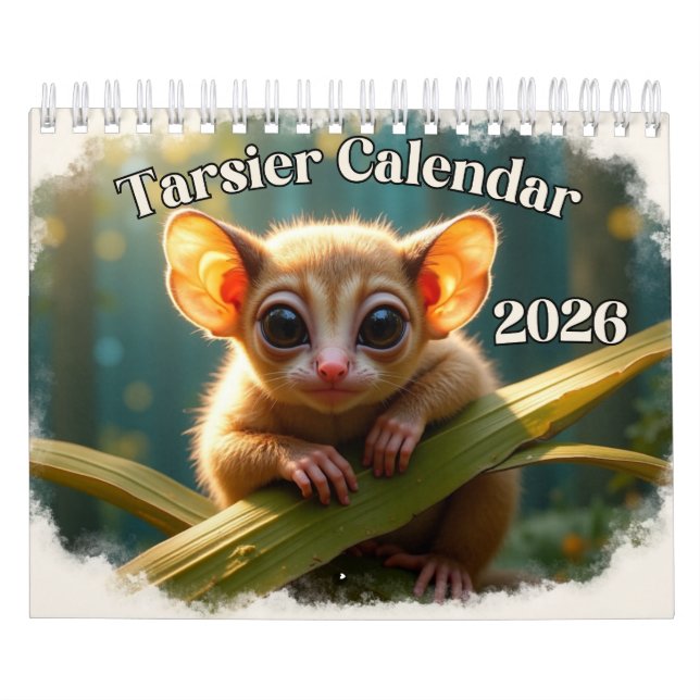 Tarsier Calendar 2026 Kalender (Titelbild)