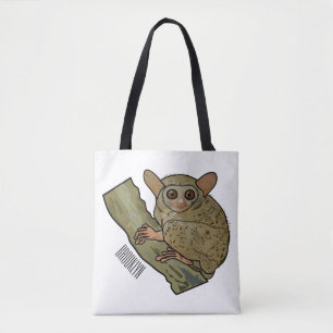 Tarsier Cartoon Illustration