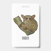 Tarsier Cartoon Illustration