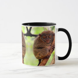 Tarsier Schwarz-Griff-Tasse Tasse