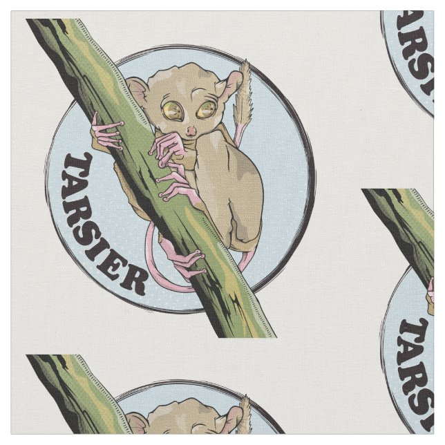 Tarsier Stoff (Nahaufnahme)