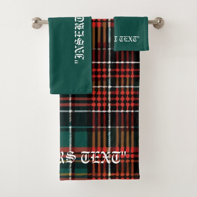 Tartan Badhandtuch Set (Insitu)