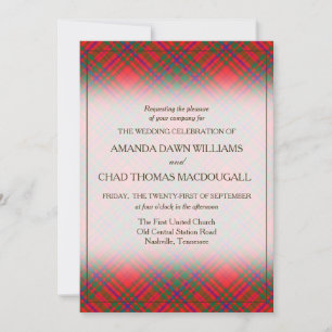 Tartan Beauty Clan MacDougall Kariert