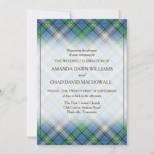 Tartan Beauty Clan MacDowall Scottish Kariert