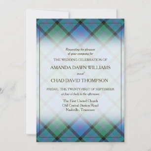 Tartan Beauty Clan MacThomas Blue Green Kariert