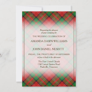 Tartan Beauty Clan Nisbet Scottish Kariert
