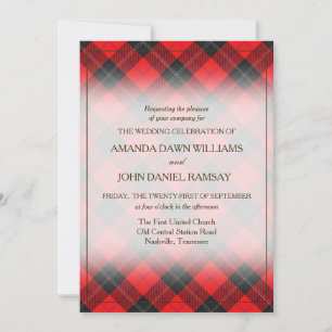 Tartan Beauty Clan Ramsay Kariert
