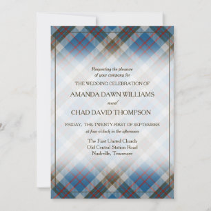 Tartan Beauty Clan Thompson Blue Gray Kariert