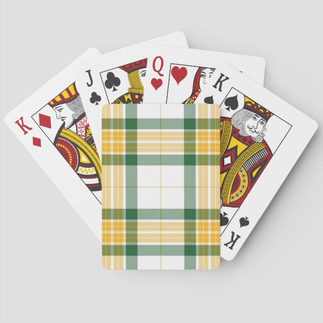 Tartan Bicycle Playing Cards Spielkarten (Rückseite)