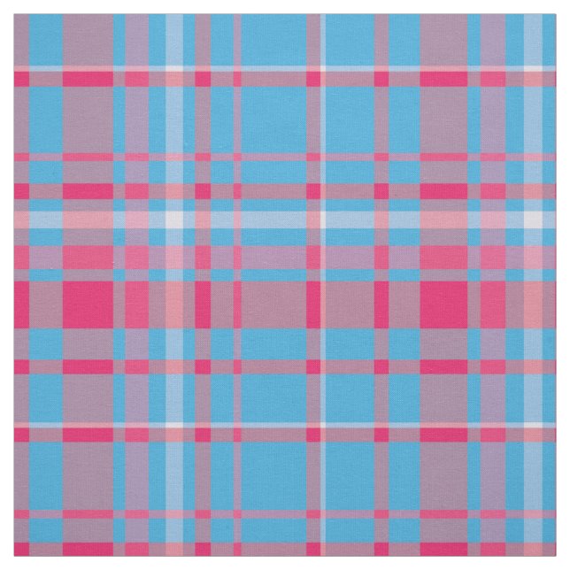 Tartan blau und rot stoff (Muster)