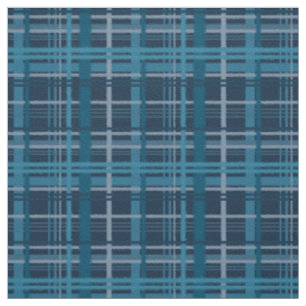 Tartan-blaues Muster Stoff