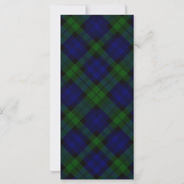 Tartan Blue Green Kariert (Vorderseite)