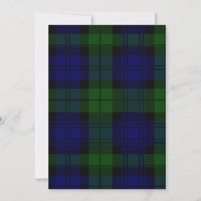 Tartan Blue Green Kariert (Vorderseite)