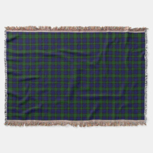 Tartan Blue Green Kariert Decke