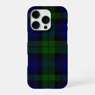 Tartan Blue Green Kariert iPhone 16 Pro Hülle