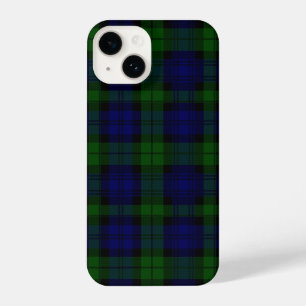 Tartan Blue Green Kariert iPhone 14 Hülle