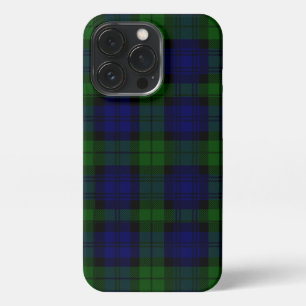 Tartan Blue Green Kariert iPhone 13 Pro Hülle
