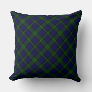 Tartan Blue Green Kariert Kissen