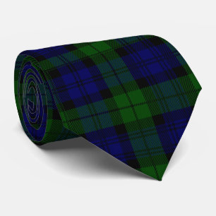 Tartan Blue Green Kariert Krawatte