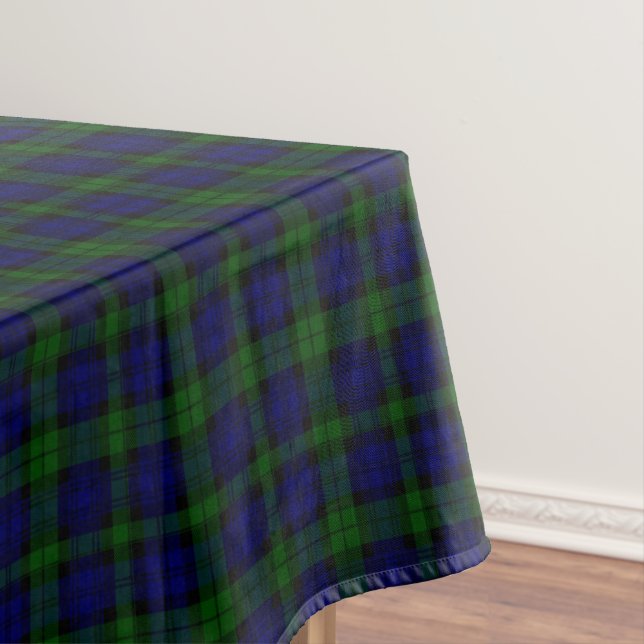 Tartan Blue Green Kariert Tischdecke (Beispiel)
