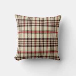 Tartan Brown Kissen