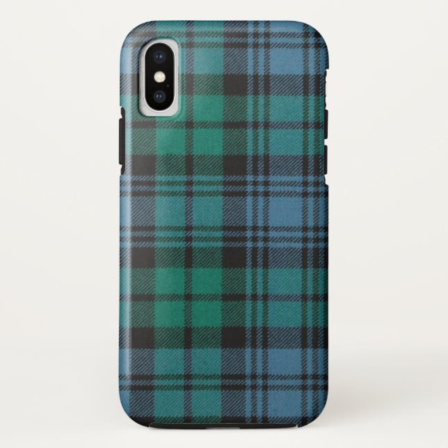 Tartan Case-Mate Tough Apple iPhone XS Fall Hülle (Rückseite)
