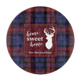 Tartan Christmas Clan MacLachlan Personalize Karie Schneidebrett