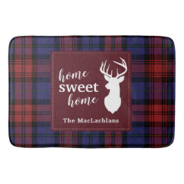 Tartan Christmas MacLachlan Personalisiert Kariert Badematte