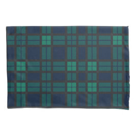 Tartan Clan Black Watch Kariert Blue Green Karo Kissenbezug