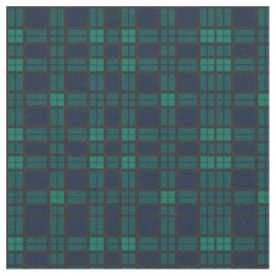 Tartan Clan Black Watch Kariert Green Blue Karo Stoff