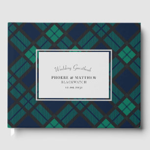 Tartan Clan Black Watch Wedding Gästebuch
