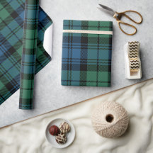 Tartan Clan Campbell Kariert Blue Green Karo