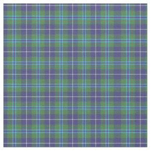 Tartan Clan Douglas Kariert Pattern Green Karo Stoff