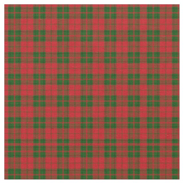 Tartan Clan Drummond Kariertes Muster Stoff (Nahaufnahme)