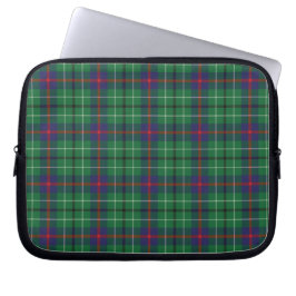 Tartan Clan Duncan Kariert Green Lila Karo Laptopschutzhülle