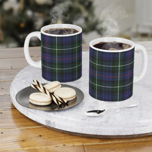 Tartan Clan MacKenzie Karierter grüner Karo Kaffeetasse