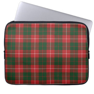 Tartan Clan MacKinnon Kariert Red Green Checkered Laptopschutzhülle