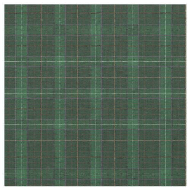 Tartan Clan MacQueen Kariert Pattern Green Karo Stoff (Nahaufnahme)