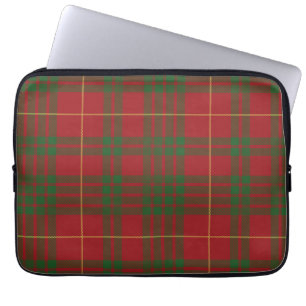 Tartan Clan MacTavish Kariert Red Green Checkered Laptopschutzhülle