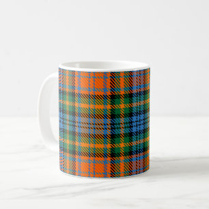 Tartan Clan Murray Kariert Orange Blue Karo Kaffeetasse