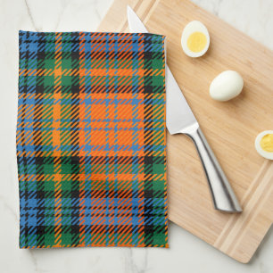 Tartan Clan Murray Orange Blau Grün Karo Geschirrtuch