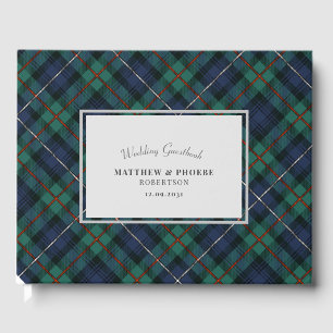 Tartan Clan Robertson Wedding Gästebuch