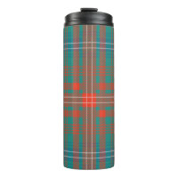 Tartan Clan Wilson Kariert Orange Türkis Karo