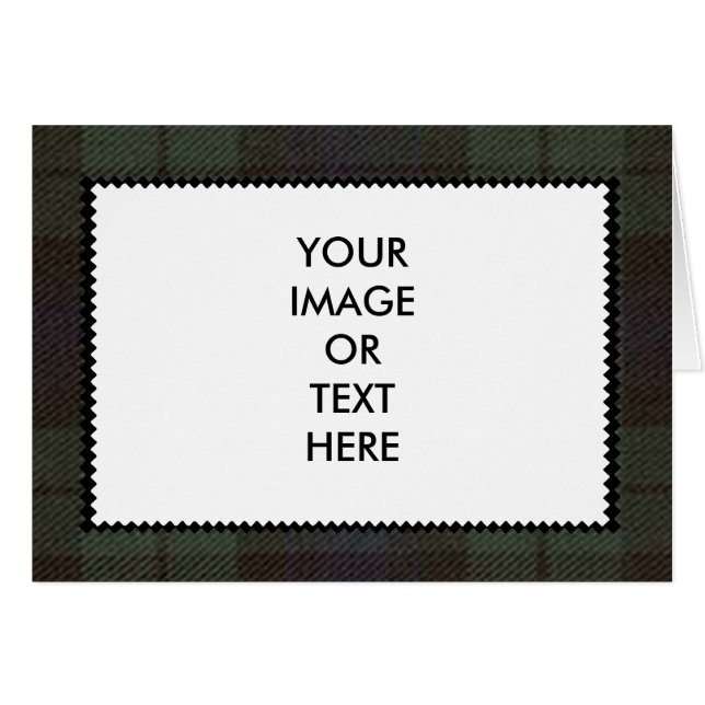 Tartan Colors 2 The MUSEUM Zazzle Ohrs Template (Vorderseite (Horizontal))