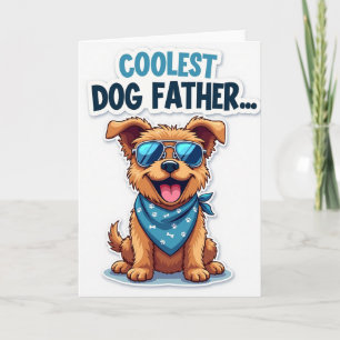 Tartan Coolster Vater Hund Karte