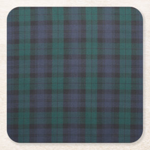 Tartan Custom Square Untersetzer