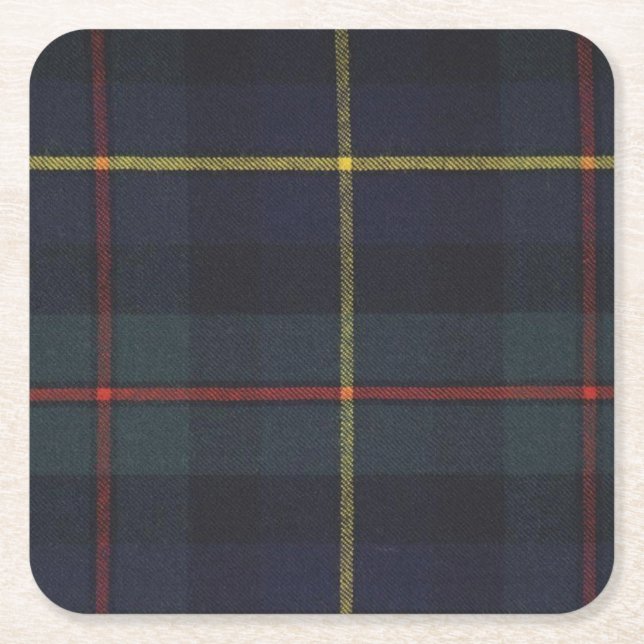 Tartan Custom Square Untersetzer (Vorderseite)